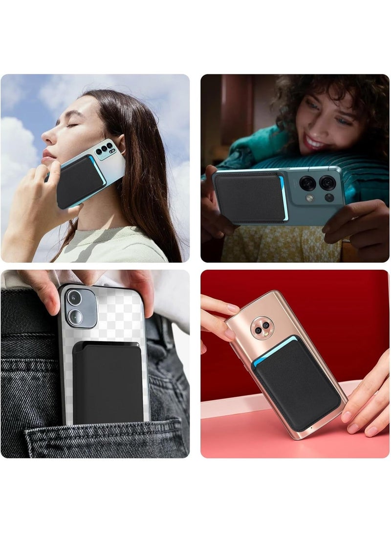 محفظة MagSafe المغناطيسية لحفظ البطاقات لهواتف iPhone 13 و14 و15 و16 و17 - حافظة هاتف رفيعة، لون أخضر داكن - Image 4